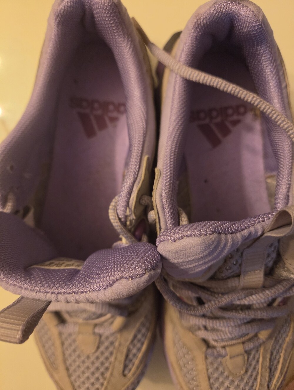 adidas Lavender and Tan Trail Sneakers - Picture 4 of 7